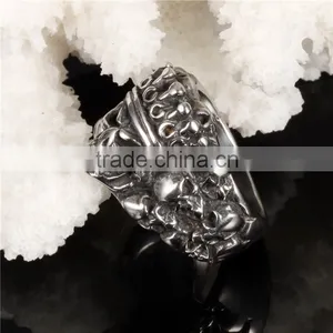 Hot New Imports 2016 Skull Stainless Steel Ring Castings for Men thumbnail-5