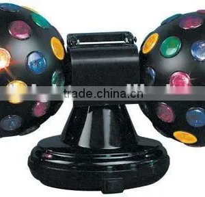 12V Rotating Twin Disco Ball thumbnail-1