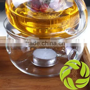 Top Quality Promotional Teaset Glass Teaware Kongfu Tea Set Glass Warmer Candle Tea Warmer thumbnail-1