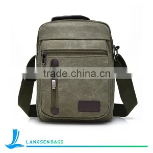 Men's Vintage Canvas Bags School Shoulder Bag Messenger Bag thumbnail-1