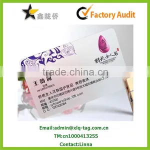 2015 Hot Sale High Quality Customized Printed Transparent Pvc Card/smart id Card/pvc Business Card thumbnail-1