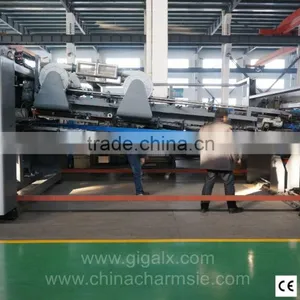 GIGA LX FGA Automatic Carton Folder Gluer Packaging Machines Online With Box Cardboard Machine thumbnail-5