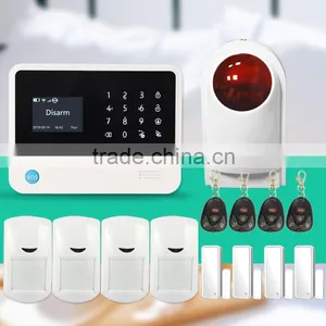Home Wifi Gsm Alarm System G90B Control Home Applications APP Easily Operate Word Menu LCD Screen thumbnail-2