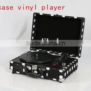 Newest Portable Turntable Player Recorder With RCA Line Out thumbnail-1