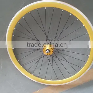 Wheelset for Fixed Gear Bike Fixie Bike Alloy Wheel Set China Wheelset Factory Quality Choice thumbnail-2