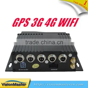 4 Channel SD Card 720P AHD Mobile DVR For Fleet Management thumbnail-3