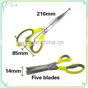 Chop Garden Fresh Herbs With Anti-Slip Silicone Coated On The Handle Freshcut Gourmet Herb Scissors thumbnail-4