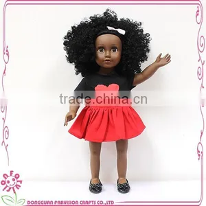 2016 Fashion 18 Inch Ethnic African Plastic Black American Girl Doll thumbnail-4