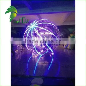 New Design Colorful Inflatable Led Light Balloon / Giant Inflatable Lighting Balloon For Party Decoration thumbnail-3