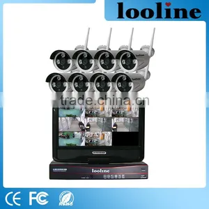 Looline 8CH 720P HD Max 4T HDD CCTV Camera Video Surveillance Audie Camera thumbnail-1