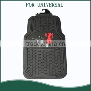 Universal Fit 4-Piece Full Set Ridged Heavy Duty Rubber Floor Mats thumbnail-6