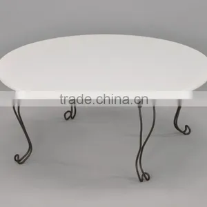 Foldable Round Side Table thumbnail-1