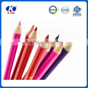 2016 Wholesale Slap-up Double-end Wood Color Pencil With Customized Logo for Art thumbnail-4