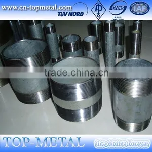 Long Iron Double Male Thread Nipple thumbnail-3