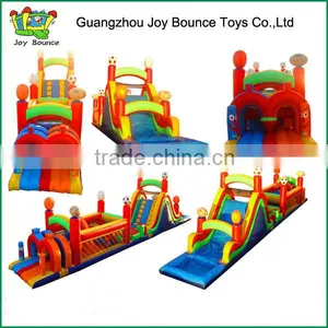 Sports Wet/Dry Inflatable Obstacle Course With Water Pool Slide thumbnail-1