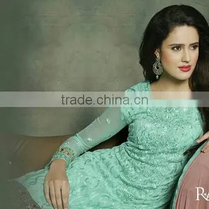 GEORGETTE DESIGNER SEMISTICHED SUIT thumbnail-2