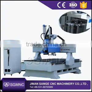 HSD Spindle ATC Carousel Tool Change Machining Center Cnc Router Making Cabinet Cupboard Wood Door thumbnail-3