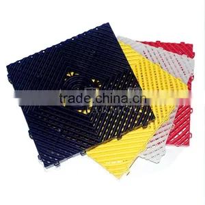 Bath Plastic PP Interlocking Leak Grid Flooring Mats thumbnail-3