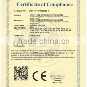 TOLION MS-51 Magnetic Reed Switch Sensor With CE,RoHS Cetificates With Nd-Fe-B Permanent Magnet thumbnail-3