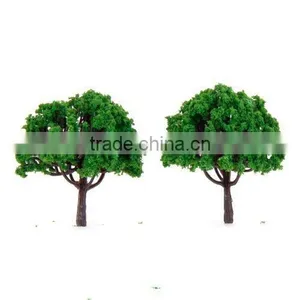 Scale Plastic Model Tree, Architecture Round Model Tree , Miniature Scale Trees, Building Model Tree for HO Scale,MT-41 thumbnail-1