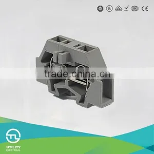 400V 18A DIN Rail Mount Spring Type Terminal Blocks With Rated Section 0.8-1.5mm2 thumbnail-2