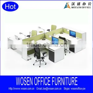 Modern Office Workstation for 4 Person thumbnail-1