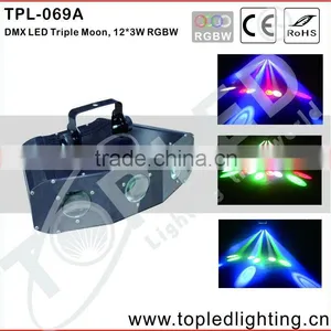 DMX Triple Moon LED Effect Light thumbnail-1