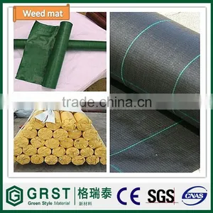 China Black Green PP Woven Weed Barrier,plastic Ground Cover,weed Mat thumbnail-3