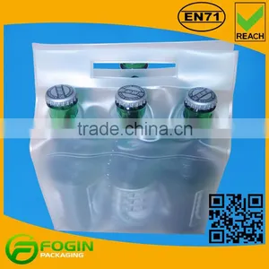 Promotional 6 Pack Pvc Ice Bag Bottle Cooler thumbnail-1