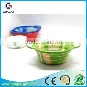 Silicone Pet Bowl Silicone Container Dog Basin thumbnail-1