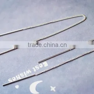 Plated Lines Are Tremella Ear Line Long Paragraph Ear Chain Female Temperament thumbnail-4