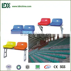 Sports Facilities Low Backrest Multicolour One-piece Seating Spectatory Seats thumbnail-1