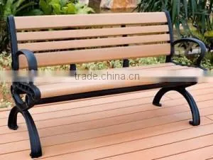 Wood Dining Bench Anti-fading Composite Wood Patio Benches Outdoor Wood Couch thumbnail-6