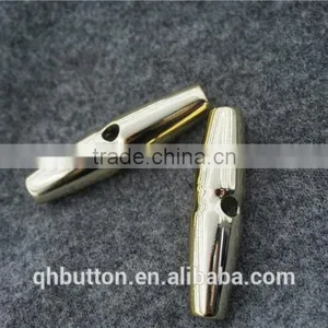 FASHION PLATING SIGLE HOLE BAR BUTTON FOR CLOTHING thumbnail-3