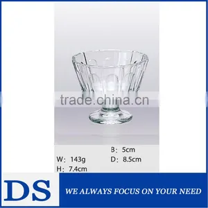 Wholesale Glass Ice Cream Glass Cup, Bulk Glass Ice Cream Cup, Diaposable Ice Cream Cup thumbnail-1