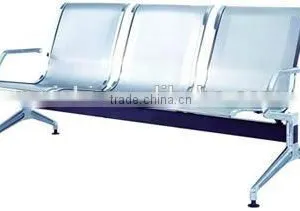 Hot Selling Medical Center Furniture Stainless Steel Waiting Seat With Chromed Arm and Leg thumbnail-3