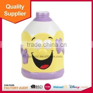 New Desigh Cheap Pencil Shape Cartoon Ceramic Bathroom Set thumbnail-5