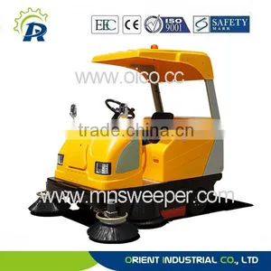 Strong Dust Inhale Capacity Riding Road Sweeper With Power Supply 36V thumbnail-1