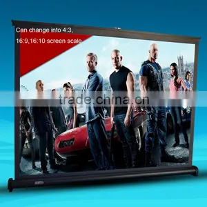 Office Business Projector Portable Table Screen 40 Inch 4:3 Easy Carry Matte White Projection For Training Camping Home Theater thumbnail-1