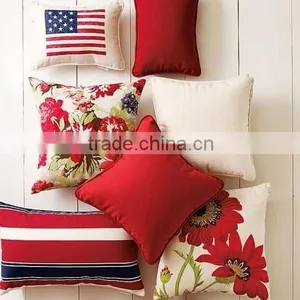 Cotton Cavas Custom Silk Screen Printed Plain Cushion Cover thumbnail-1