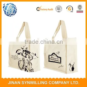 Reusable Grocery Tote Bag Big Foldable Cotton Shopping Tote Bag thumbnail-3