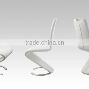 White pu Dining Chair thumbnail-1