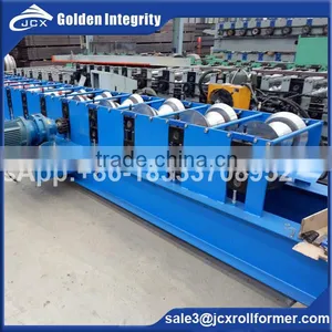New Model Roof Tile PPGI GI Ridge Cap Roll Forming Machine thumbnail-2