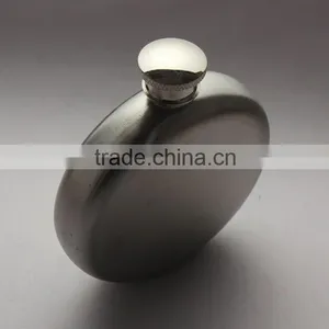 5oz Stainless Steel Hip Flask Lead Pb Free Hip Flask Copper Lid Mini Flask thumbnail-4