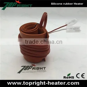 230v Electric Heating Drum Band Heater Silicone Rubber Pad Heater With Spring thumbnail-4
