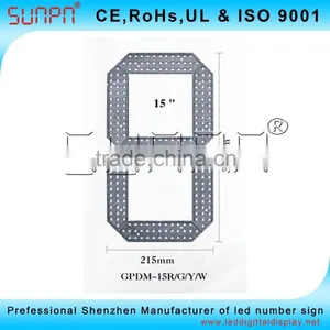 Mongolia 15inch Led Seven Segment Module Outdoor IP65 thumbnail-4