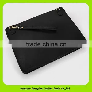 15061 Zipper Around Clutch Leather Tablet Holder for 10' Inch Ipad thumbnail-3