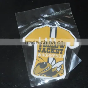 Guangzhou Factory T-shirt Shape Hanging Air Fresheners , Make Your Artwork Car Paper Air Freshener thumbnail-1