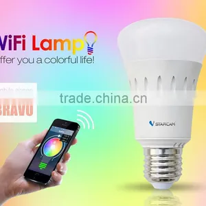 Vstarcam Wifi Remote Control 6W 20 Million Colors IOS Android APP Smart Light Bulbs thumbnail-2
