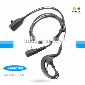SAMCOM EP-1X Soft Wear High Fidelity Direct Deal Walkie Talkie 2Km Range Earphone With Microphone thumbnail-1